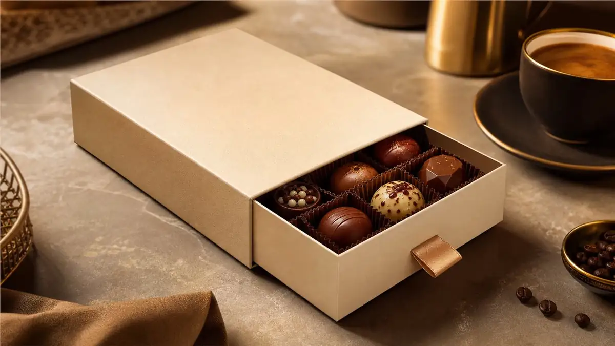 Sliding Drawer Box for Confectionery