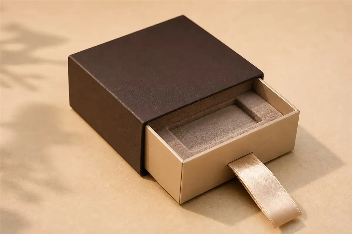 Ribbon Pull Drawer Box