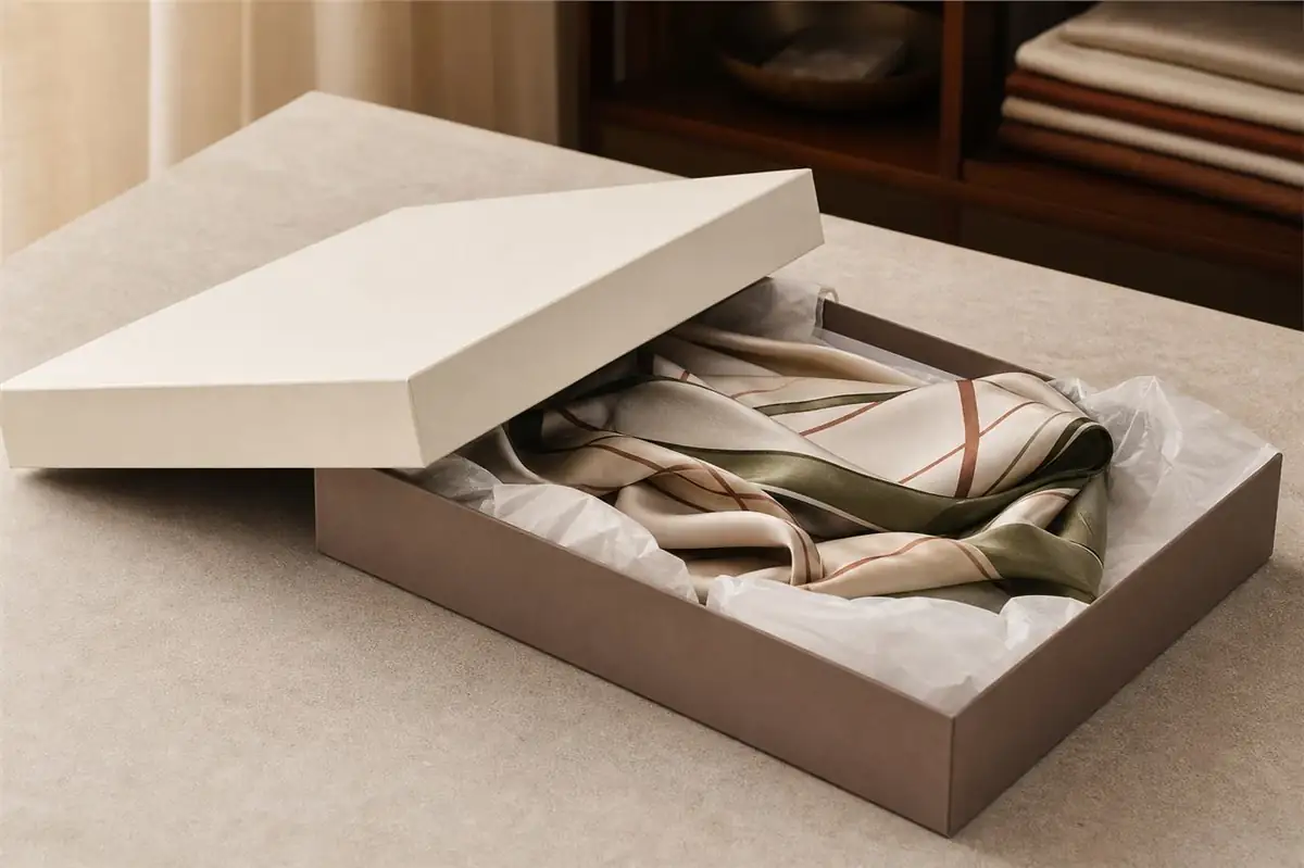 Shallow apparel lid and base box
