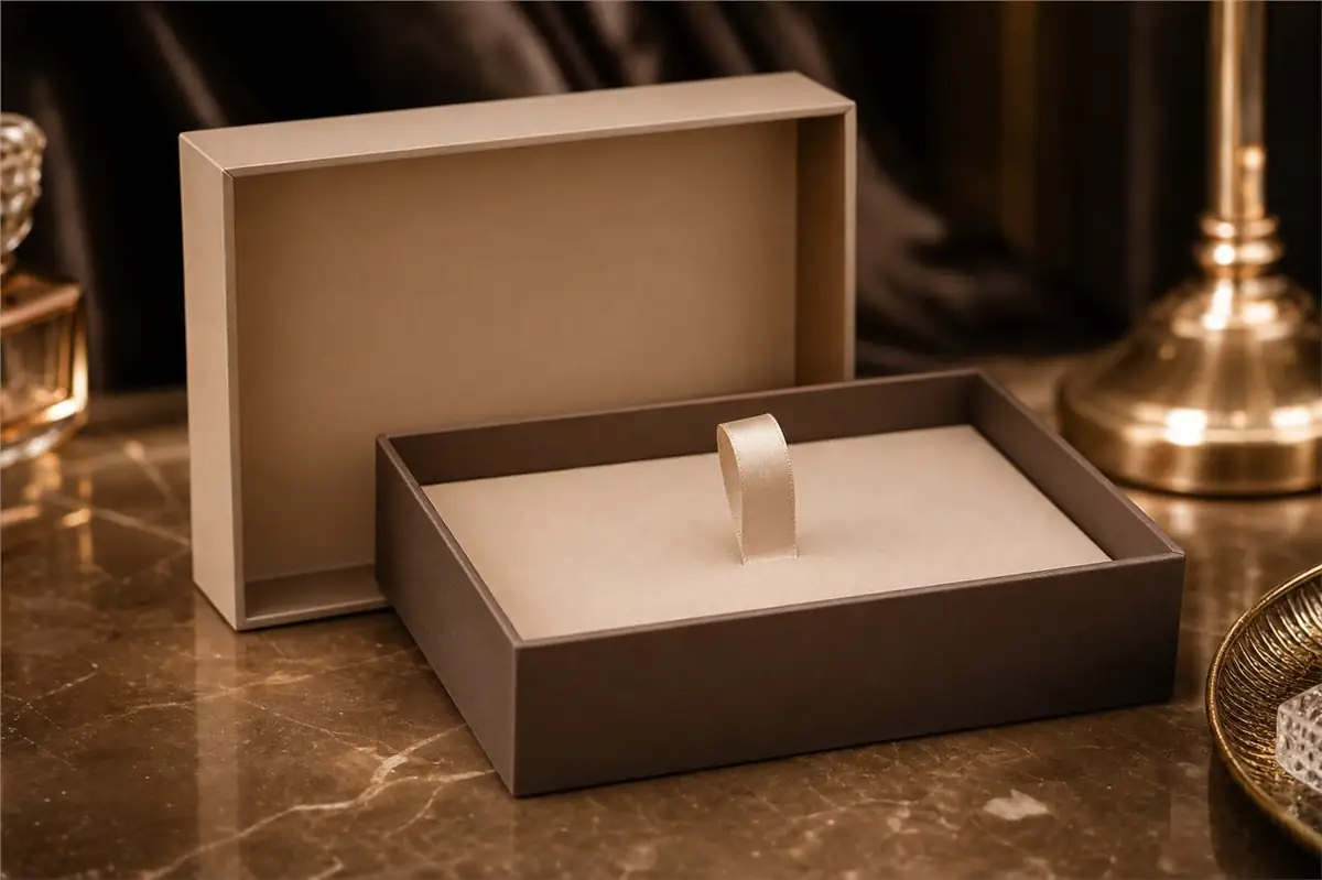 Ribbon-Lift Lid & Base Box