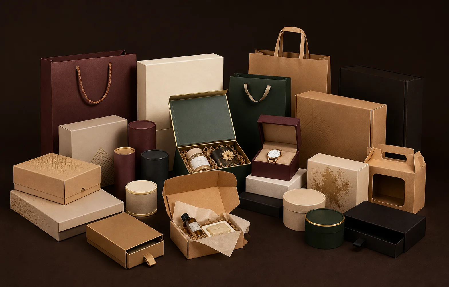 Triya custom packaging collection